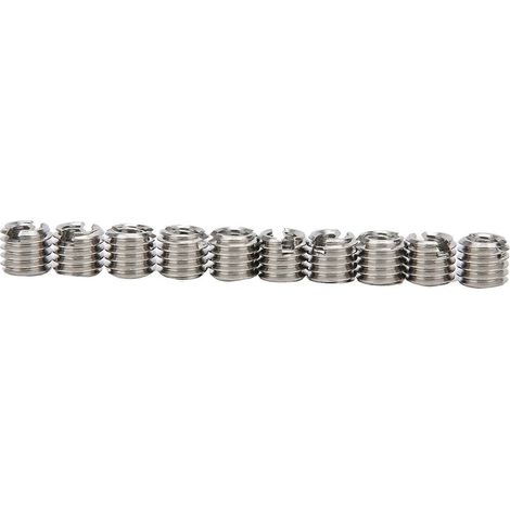 10-teiliges Gewindereduziermuttern-Set (Außen- und Innengewinde) aus Edelstahl, Reparaturwerkzeug, Befestigungsmaterial