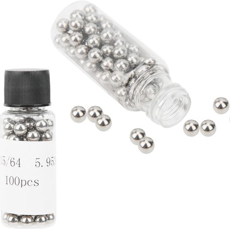 Billes de précision en acier inoxydable G1000 pour peinture industrielle - Diamètre 5.95mm - Accessoires de sablage et revêtement (1/5)