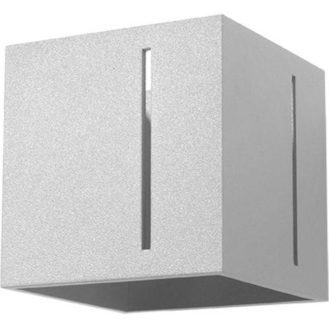 Lámparas de pared Pixar gris aluminio 1xG9  10cm Sollux (1/5)
