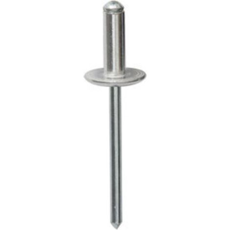 Rivet alu tête large ø 4,8 x 14 mm - Restagraf