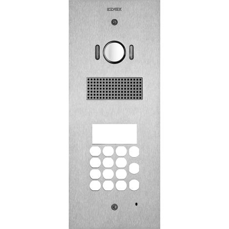 VIMAR - 41541 Placca Steely 2F+ A/V tastiera acciaio