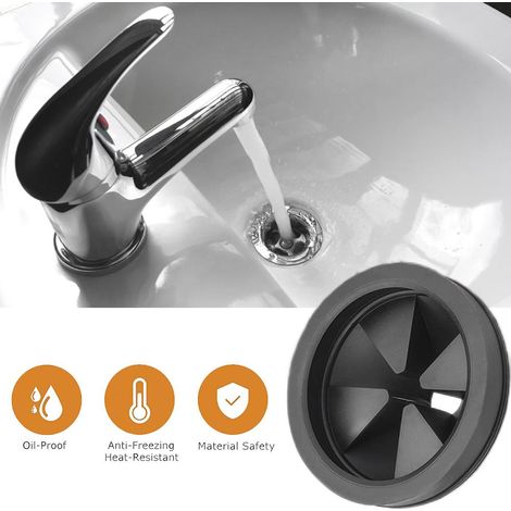 Lot de 2 Protections Anti-Éclaboussures pour Broyeur, Bouchon Évier en Caoutchouc EPDM 3 1/8 Pouces, Joint de Remplissage pour Déchets Alimentaires (1/5)