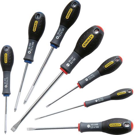 Stanley Tools Fatmax Screwdriver Set, 7 Piece Sl/Pz