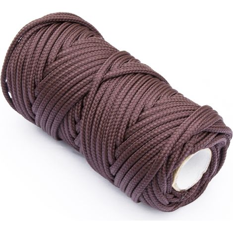 Treccia per veneziana in polipropilene Ø 3 mm. marrone 20 mt.