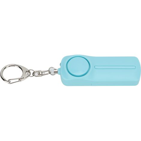 Mini-Notrufgerät (130 dB) für Frauen und Senioren – Tragbares Notfall-Schutzgerät, Blau