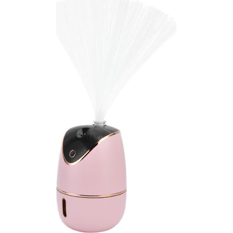 Humidificateur grande capacité 540 ml avec diffuseur d'air lumineux à effets spéciaux pour la maison et la voiture, chargement USB, rose