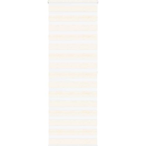 Doppelrollo Marmorbeige 70x200 cm Stoffbreite 65,9 cm Polyester