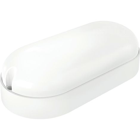 Aplique led oval exterior matel sensor 9W 6400K blanco (1/3)