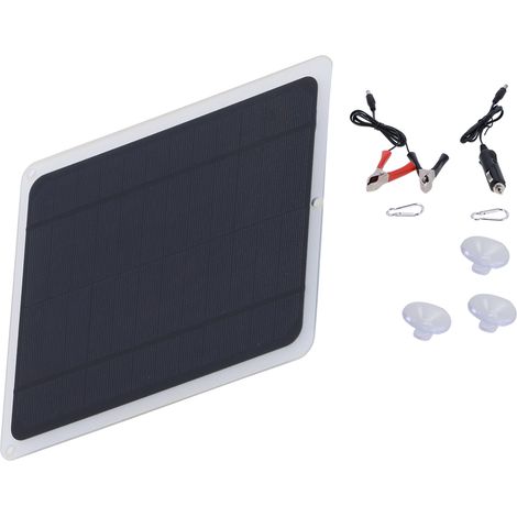 6W 12V Solarpanel-Ladegerätplatine zum Laden von Auto, Wohnmobil, Boot und Mobiltelefon (1/5)