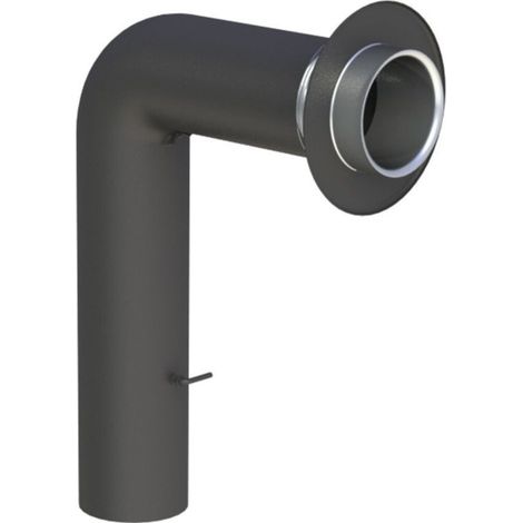 Coude forme pleine pour tuyau de poêle Ø 150 mm