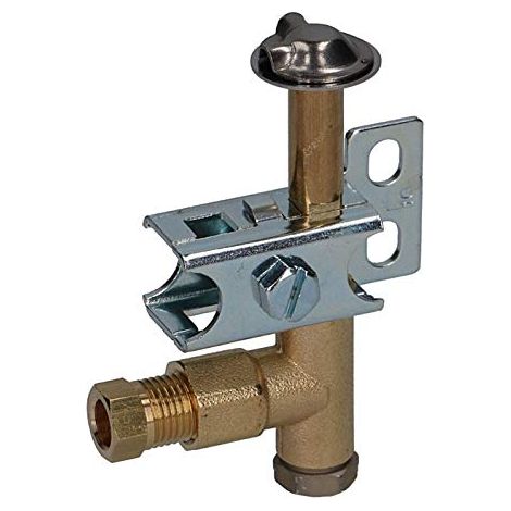 Bruciatore Pilota SIT per Piani Cottura e Forni   2 Fiamme   Con staffa 2 posizioni Ugello Ø 0,20mm - 3020002   compatibile con Zanussi - Fagor - Lainox - Alpeninox