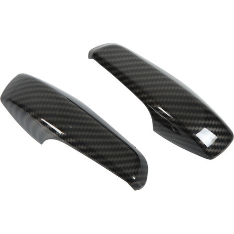 Revêtement d'habillage de poignée de porte intérieure, 2 pièces, couleur Fiber de carbone ABS de remplacement pour Smart Fortwo W451 Facelift 2011 – 2014 (1/5)