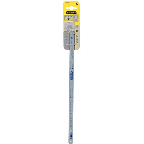 Stanley – Lame de scie sauteuse 300mm 5 pièces 15801 – Acier carbone pour acier et aluminium – Flexible avec 8-10-12 dents/cm (1/10)