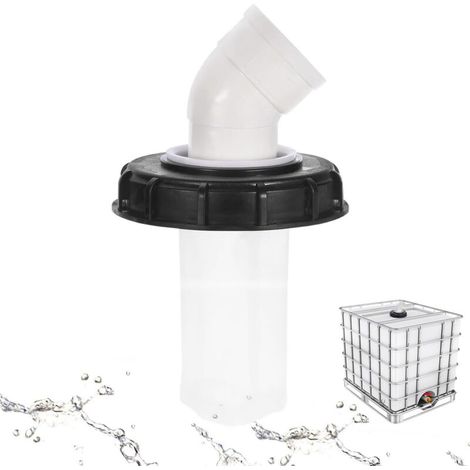 Couvercle IBC 45° avec Filtre Nylon Lavable pour Réservoir Eau de Pluie 1000 L – Diamètre 165 mm – Accessoire Compatible Tous Réservoirs IBC