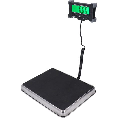 Balance postale robuste, précision 0,05 kg, plateforme en acier inoxydable, base en ABS, pour entrepôt et usine. (1/5)