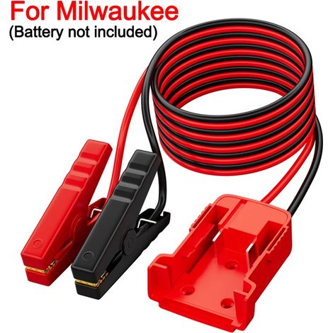 (Pour Milwaukee) Kit d'allumage de batterie de voiture, kit d'alimentation de secours pour démarreur de batterie 18 V Makita/Dewalt/Milwaukee/Ryobi (1/5)
