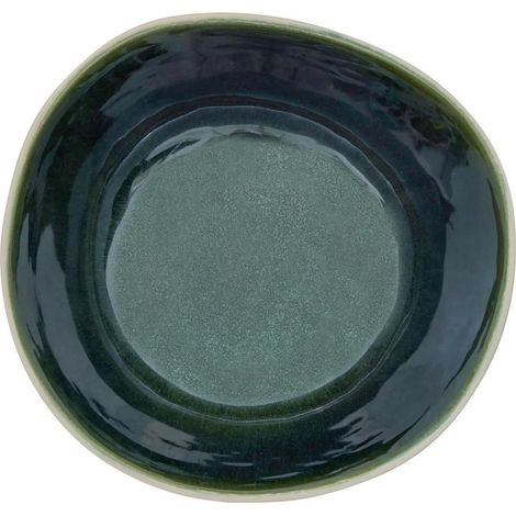 Lot de 6 Assiettes Creuses en Faïence "Wonja" 19cm Vert