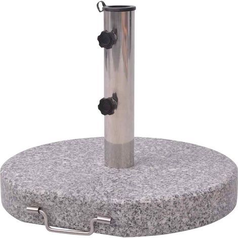 Pied de parasol Base de parasol - en granit 30kg BV116068 - BonneVie (1/5)