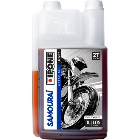 IPONE SAMOURAI 2T MISCHÖL 100% SYNTHETISCH 1L ESTER (AKC) (15) ERSETZT 800089 KARTON 15 STÜCK