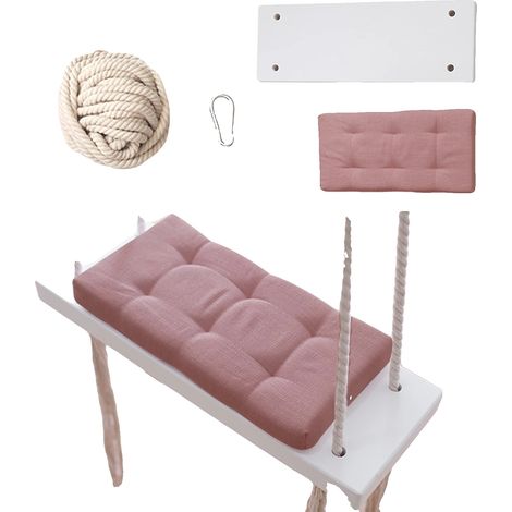 Balancelle pour enfants, en bois, avec coussin en éponge (1/5)