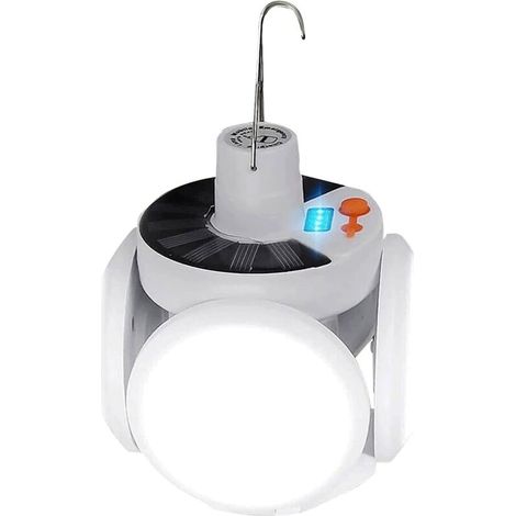 Foldable Solar LED Garden Light - Deformable Hanging Football Light for Garage, Indoor or Outdoor (1/5)