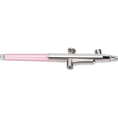 Stylo aérographe à ongles à filetage interne, pour maquillage temporaire et tatouage, rose (1/5)