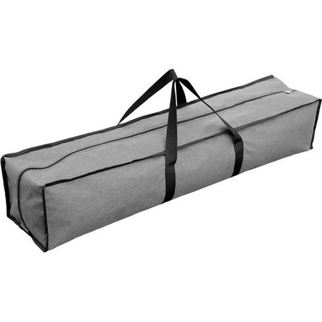 Tragbare Aufbewahrungstasche – Gartenmöbelabdeckung – Aufbewahrungstasche für Ständer – Aufbewahrungstasche – Outdoor-Aufbewahrungstasche – Werkzeugtasche – Oxford-Gewebe – Grau – 100 x 20 x 20 cm (1/5)
