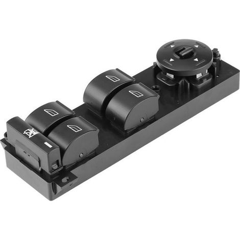 BelleRise - Interrupteur vitre – 3M512K021AB haute précision – Pour Ford Focus 2005-2007 – Noir (1/5)