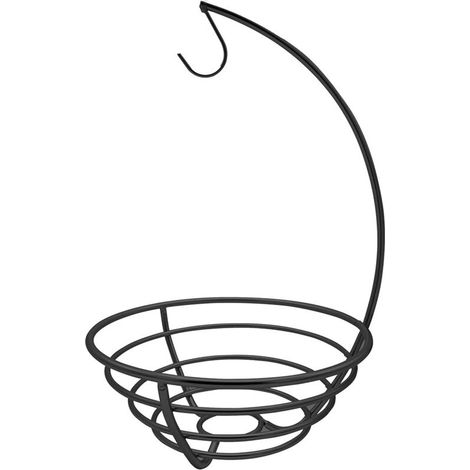 Corbeille à fruits de table avec support à bananes, rangement vertical moderne pour fruits et légumes, table de cuisine avec support à bananes (1/5)