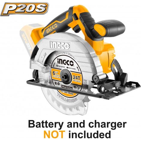 Sega circolare a batteria 20 v Solo corpo - Ingco CSLI1651 (1/7)