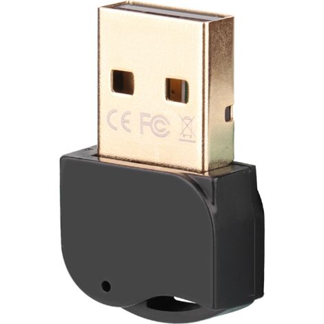 Adaptador Bluetooth de modo dual innovador para ordenadores de sobremesa, plug and play, bajo consumo de energía, conexión estable, compatible con Windows 11/10/8.