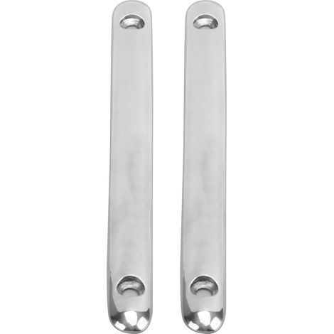 Protection de lignes d'amarrage en acier inoxydable 316 - 2 pièces, 15 cm - Pour bateau, yacht et camping-car (1/5)