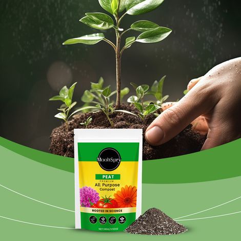 Blumenerde, geeignet für Zimmerpflanzen und Sukkulenten, leicht und atmungsaktiv, 100 g -- BIEMMEDUE (1/5)
