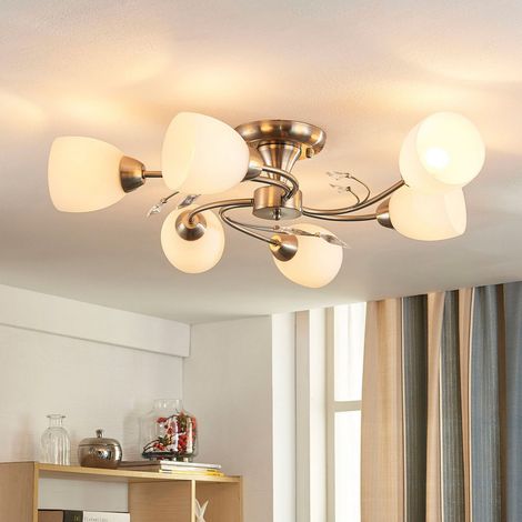 [NEUWERTIG] Lindby Sechsflammige Deckenlampe Tatas Leuchte Lampe Deckenlampe Ip20 E14 40 W690 B-Ware