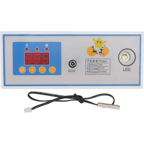 Thermostat incubateur 12V – 30W – numérique entièrement automatique – contrôle température (1/5)