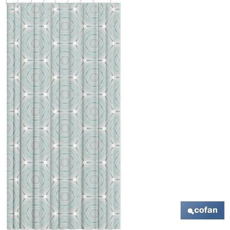 Sidney Polyester-Duschvorhang 140 x 200