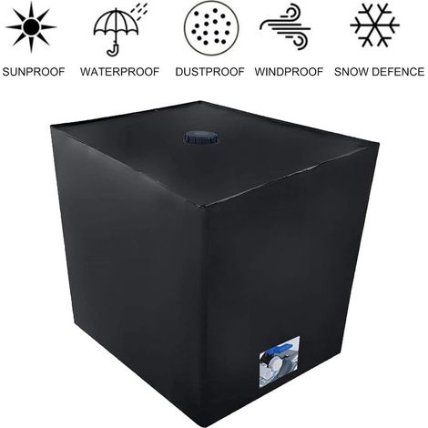 Bâche Réservoir IBC 1000L – Anti-poussière Anti-UV Anti-Pluie (116x100x120cm) (1/5)