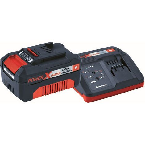 1PZ BATTERIA + CARICABATTERIA POWER-X-CHANGE 18 V - 4,0 Ah