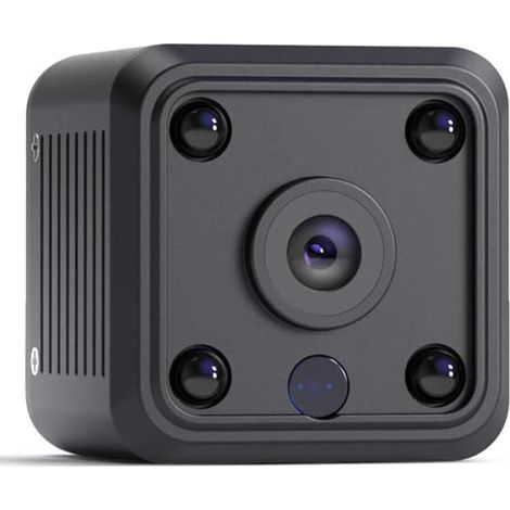 Mini tragbare 1080p WiFi Full HD Kamera für Nanny, Haustiere, Büro, Sport, Garage, Zuhause: automatische Infrarot-Nachtsicht, Weitwinkel, Bewegungserkennung und Videofernbedienung.