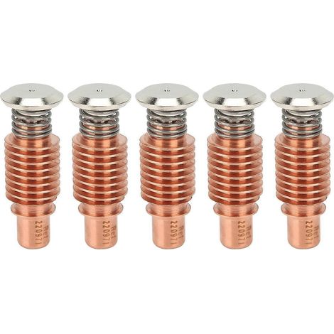 5 électrodes en cuivre pour torche à plasma, résistantes aux hautes températures, accessoires 220971