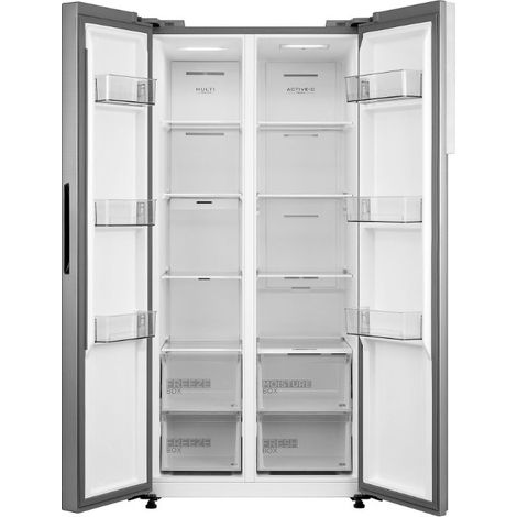 Midea MDRS619FIE46 nevera puerta lado a lado Independiente 460 L E Acero inoxidable (1/2)