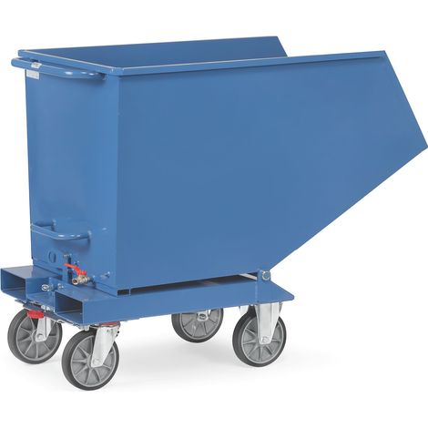 Muldenkipper mit Einfahrtaschen, mit Ablasshahn 450 Liter Inhalt (1/4)
