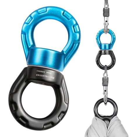 Universeller Drehhaken für Hängematten, Drehverbindungsset für Schaukeln, komplettes Lager mit stabiler Unterstützung, robustes Aufhängewerkzeug, kompakte Hardware. (1/5)
