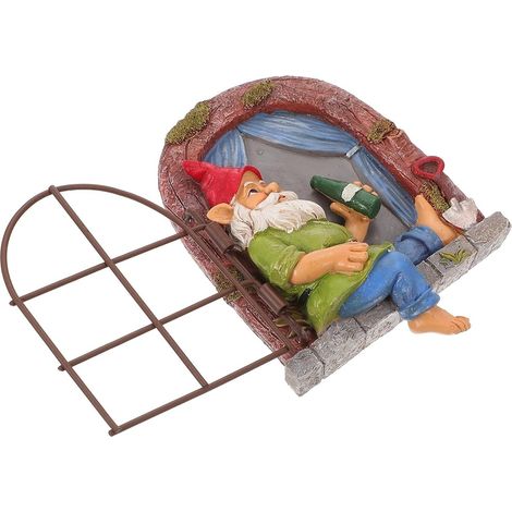 Gartenschmuck aus Kunstharz Baumanhänger Zwerg zum Aufhängen