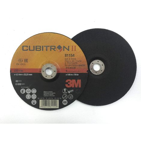 DISCO TAGLIO CUBITRON 125X2,5