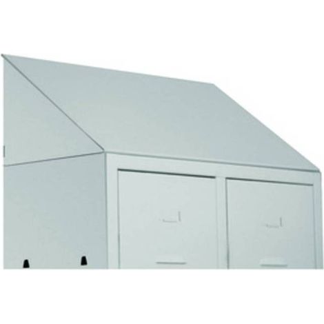 TETTO INCLINATO P/SPOGLIATOIO 2 POSTI 68,5X34 CM