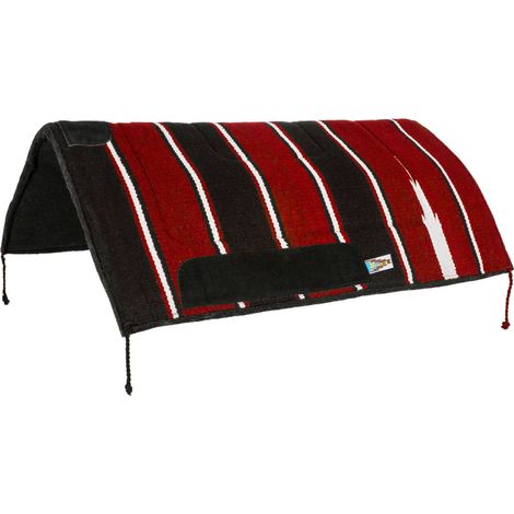 Lakota Sottosella western navajo con feltro NERO ROSSO (1/3)