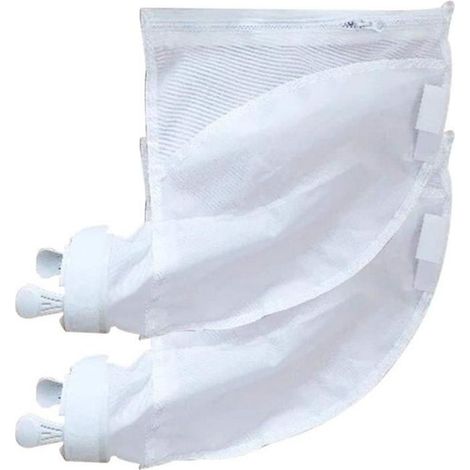 2-teilige Nylon-Poolreinigerbeutel, Roboter-Poolbeutel, Ersatzbeutel für Polaris 280 480 Poolroboter