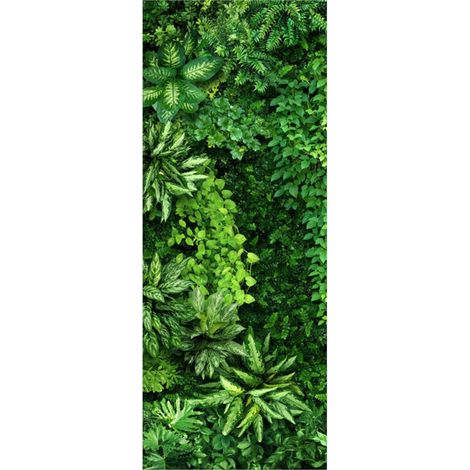 Panneau mural douche en alu-composite VIPANEL - Inspiration Nature Décor Mur Végétal - Finition Brillant - 100x255cm (1/5)