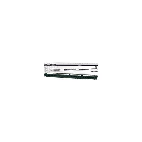 DIGITUS Patchpanel 1HE 24-Port Cat6 ungeschirmt schwarz (DN-91624U) (1/4)